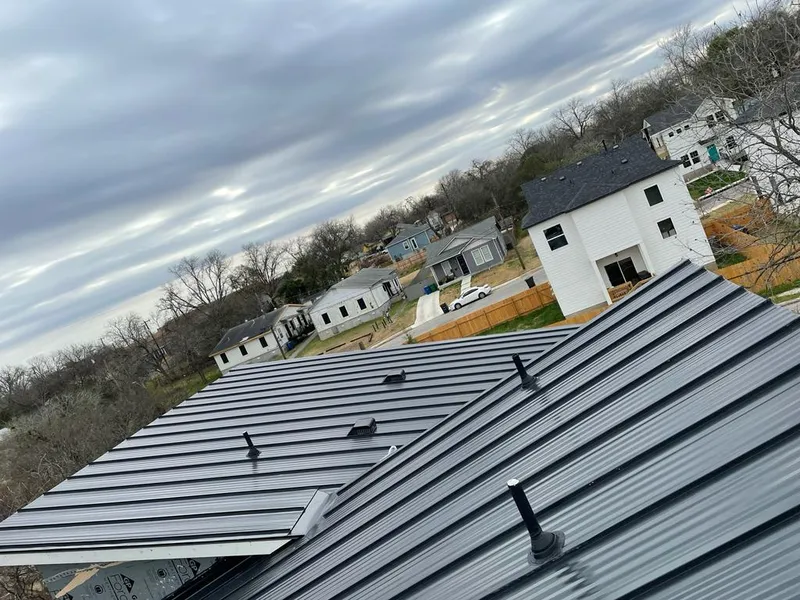 Standing seam metal roof panels with vents for Skylight Repair in Kanab